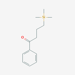 molecular formula C13H20OSi B098504 1-Phenyl-4-(trimethylsilyl)butan-1-one CAS No. 17337-21-2