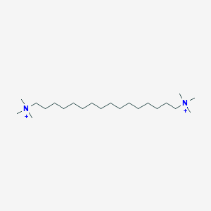 molecular formula C22H50N2+2 B098506 1,16-Hexadecanediaminium, N,N,N,N',N',N'-hexamethyl- CAS No. 16414-68-9