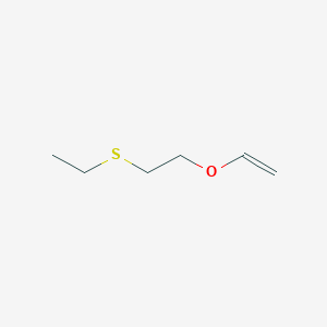 molecular formula C6H12OS B098520 Ether, 2-(ethylthio)ethyl vinyl CAS No. 18370-87-1