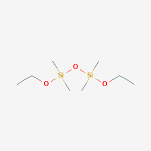 molecular formula C8H22O3Si2 B098531 1,3-Diethoxy-1,1,3,3-tetramethyldisiloxane CAS No. 18420-09-2