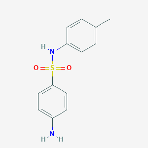 molecular formula C13H14N2O2S B098532 4-Amino-N-(4-methylphenyl)benzenesulfonamide CAS No. 16803-95-5