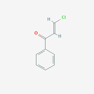 molecular formula C9H7ClO B098535 3-Chloro-1-phenyl-2-propen-1-one CAS No. 15724-86-4