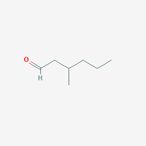 molecular formula C7H14O B098541 3-甲基己醛 CAS No. 19269-28-4