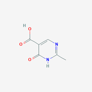 molecular formula C6H6N2O3 B098544 2-甲基-6-氧代-1,6-二氢嘧啶-5-羧酸 CAS No. 18529-69-6