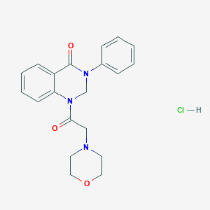 molecular formula C20H22ClN3O3 B098545 Moquizone hydrochloride CAS No. 19395-78-9