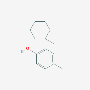 molecular formula C14H20O B098547 2-(1-Methylcyclohexyl)-p-cresol CAS No. 16152-65-1