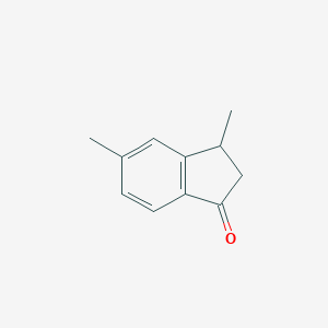 molecular formula C11H12O B098548 3,5-二甲基茚-1-酮 CAS No. 17714-57-7