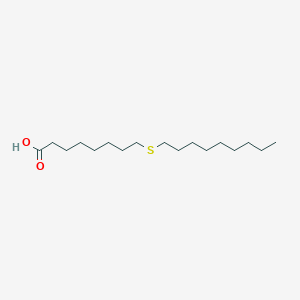 molecular formula C17H34O2S B009855 9-硫代硬脂酸 CAS No. 106689-24-1