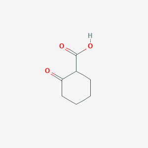 molecular formula C7H10O3 B098551 2-Oxocyclohexanecarboxylic acid CAS No. 18709-01-8