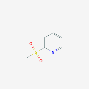 molecular formula C6H7NO2S B098560 2-(Methylsulfonyl)pyridine CAS No. 17075-14-8