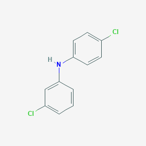 molecular formula C12H9Cl2N B098577 3-Chloro-N-(4-chlorophenyl)benzenamine CAS No. 15979-79-0