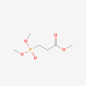 molecular formula C6H13O5P B098589 3-(二甲氧基膦酰基)丙酸甲酯 CAS No. 18733-15-8