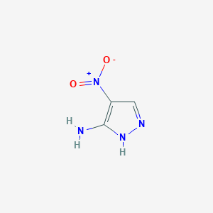 molecular formula C3H4N4O2 B098594 4-硝基-1H-吡唑-5-胺 CAS No. 16115-82-5