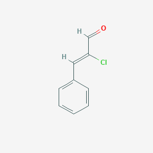 molecular formula C9H7ClO B098616 α-氯肉桂醛 CAS No. 18365-42-9