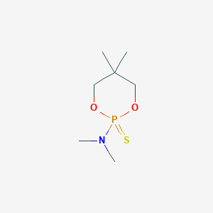 B098631 2-(Dimethylamino)-5,5-dimethyl-1,3,2lambda~5~-dioxaphosphinane-2-thione CAS No. 15905-28-9