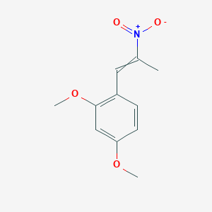 molecular formula C11H13NO4 B098635 2,4-二甲氧基-1-(2-硝基丙-1-烯-1-基)苯 CAS No. 15804-78-1