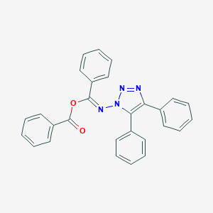 B098638 alpha-[(4,5-Diphenyl-1H-1,2,3-triazol-1-yl)imino]benzenemethanol benzoate CAS No. 19226-33-6