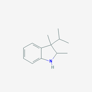 B098642 2,3-Dimethyl-3-propan-2-yl-1,2-dihydroindole CAS No. 18781-62-9