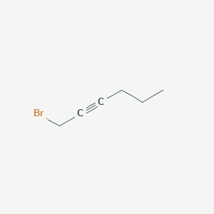 molecular formula C6H9Br B098647 1-溴-2-己炔 CAS No. 18495-25-5