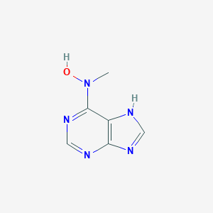 B098649 Adenine, N-hydroxy-N-methyl- CAS No. 19152-70-6
