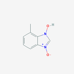 B098658 3-Hydroxy-4-methyl-1-oxidobenzimidazol-1-ium CAS No. 15966-50-4