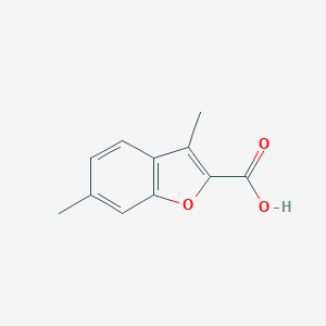 molecular formula C11H10O3 B098663 3,6-二甲基-1-苯并呋喃-2-羧酸 CAS No. 16820-37-4