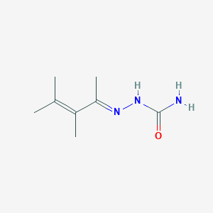 molecular formula C8H15N3O B098665 3-Penten-2-one, 3,4-dimethyl-, semicarbazone CAS No. 16983-60-1