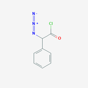 molecular formula C8H6ClN3O B098721 2-叠氮-2-苯乙酰氯 CAS No. 16461-71-5