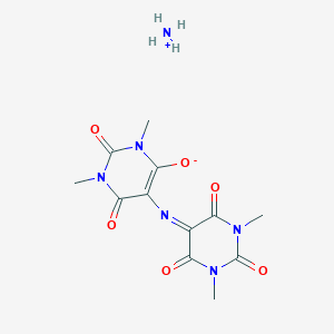 molecular formula C12H16N6O6 B098728 Tetramethylmurexideammoniumsalt CAS No. 18641-48-0