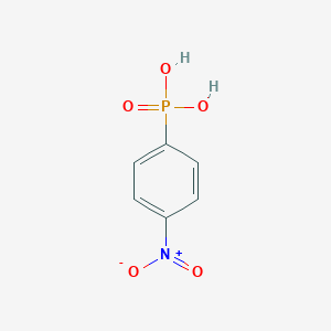 molecular formula C6H6NO5P B098731 (对硝基苯基)膦酸 CAS No. 2175-86-2