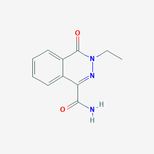 3-Ethyl-4-oxo-3,4-dihydrophthalazine-1-carboxamide