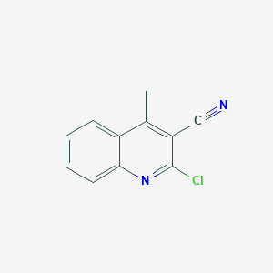 molecular formula C11H7ClN2 B009874 2-氯-4-甲基喹啉-3-碳腈 CAS No. 101617-94-1