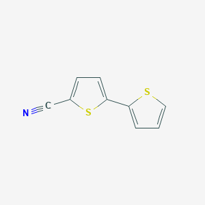 molecular formula C9H5NS2 B098743 5-(Thien-2-yl)thiophen-2-carbonitril CAS No. 16278-99-2