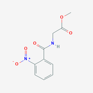 molecular formula C10H10N2O5 B098745 Methyl [(2-nitrobenzoyl)amino]acetate CAS No. 59894-01-8