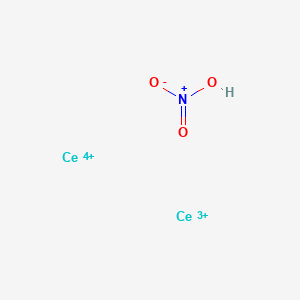 molecular formula CeH12N3O15 B098749 硝酸铈盐 CAS No. 17309-53-4
