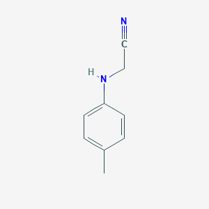 molecular formula C9H10N2 B098757 ((4-Methylphenyl)amino)acetonitrile CAS No. 16728-84-0