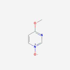 molecular formula C5H6N2O2 B098771 4-Methoxypyrimidine 1-oxide CAS No. 17758-55-3