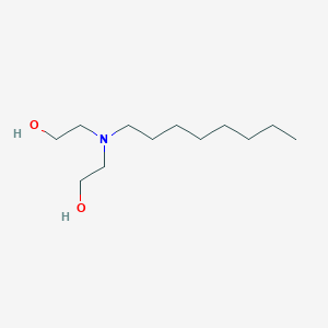 molecular formula C12H27NO2 B098783 乙醇，2,2'-(辛亚胺)双- CAS No. 15520-05-5