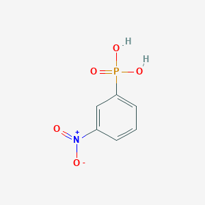 molecular formula C6H6NO5P B098789 (3-Nitrophenyl)phosphonic acid CAS No. 5337-19-9