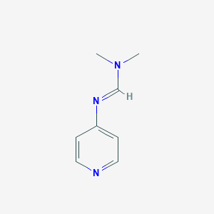 molecular formula C8H11N3 B098828 Formamidine, N,N-dimethyl-N'-(4-pyridyl)- CAS No. 17350-07-1