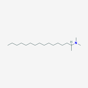 molecular formula C18H39N B098830 2-Hexadecanamine, N,N-dimethyl- CAS No. 16058-51-8