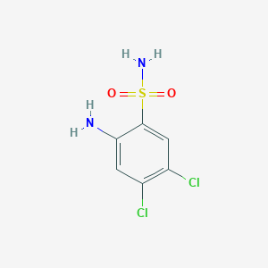 molecular formula C6H6Cl2N2O2S B098836 2-Amino-4,5-dichlorobenzenesulfonamide CAS No. 16948-63-3