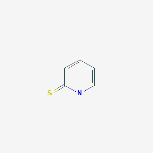 molecular formula C7H9NS B098844 1,4-Dimethyl-2(1H)-pyridinethione CAS No. 19006-67-8