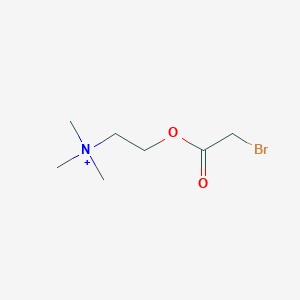 molecular formula C7H15BrNO2+ B098845 2-Bromoacetylcholine CAS No. 17139-54-7