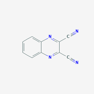 molecular formula C10H4N4 B098847 2,3-喹喔啉二腈 CAS No. 17132-92-2