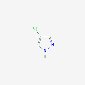 molecular formula C3H3ClN2 B098856 4-氯-1H-吡唑 CAS No. 15878-00-9