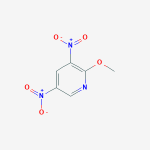 molecular formula C6H5N3O5 B098874 2-甲氧基-3,5-二硝基吡啶 CAS No. 18617-40-8
