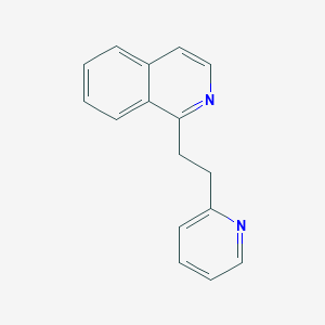molecular formula C16H14N2 B098876 (beta-(2-Pyridyl)ethyl)isoquinoline CAS No. 16994-48-2