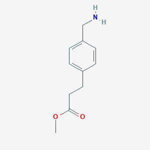 molecular formula C11H15NO2 B009888 3-[4-(氨甲基)苯基]丙酸甲酯 CAS No. 100511-78-2