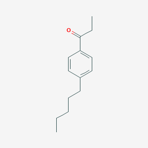 molecular formula C14H20O B098891 1-(4-戊基苯基)丙酮 CAS No. 17713-58-5